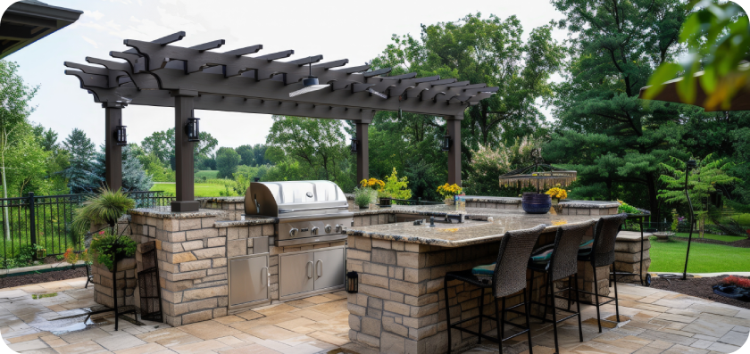 outdoor kitchen services in gainesville