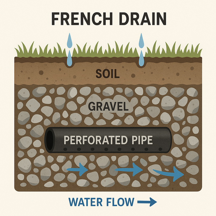 Gainesville TX yard drainage solutions