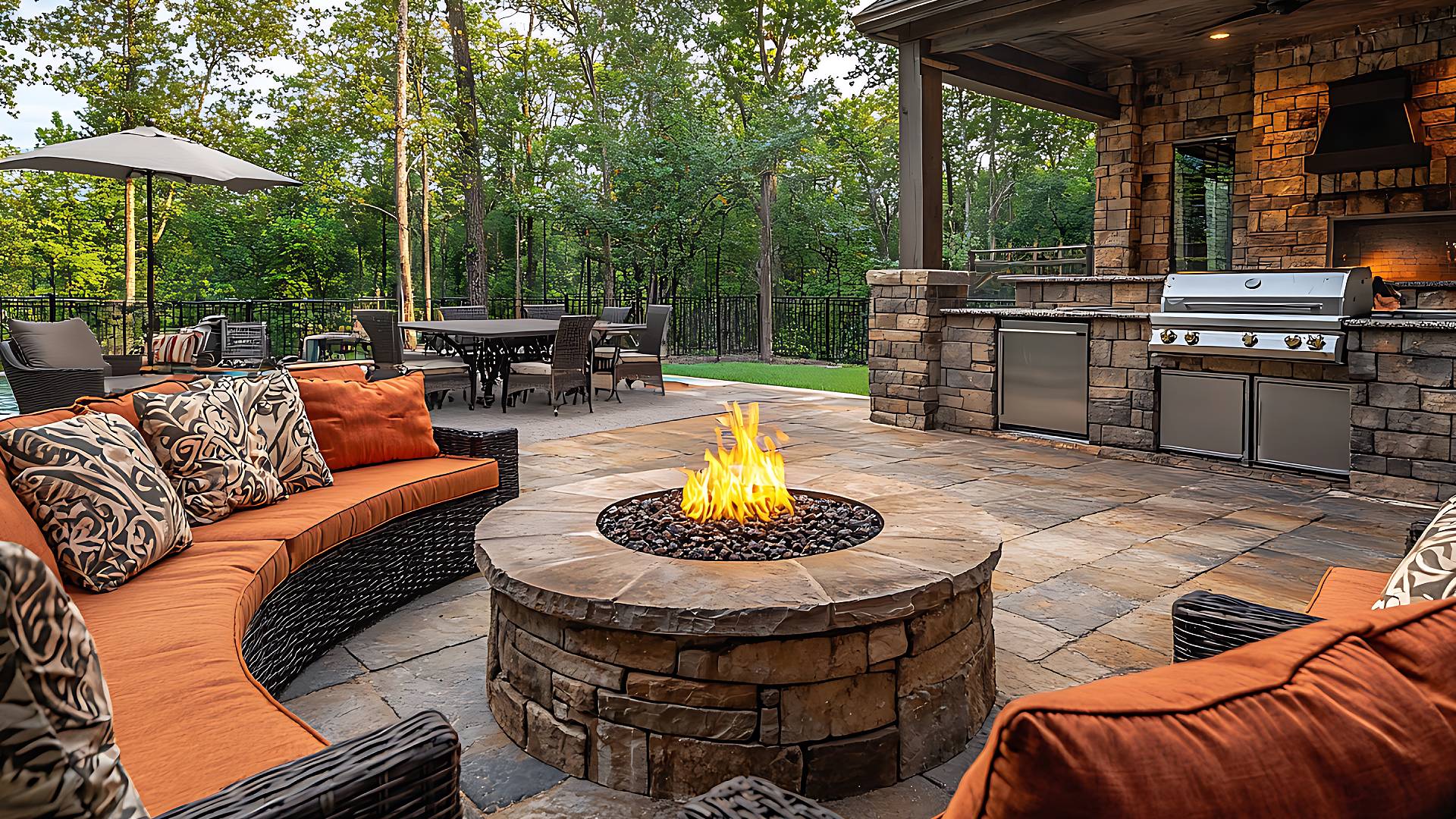 seamless indoor outdoor living design in Gainesville, TX