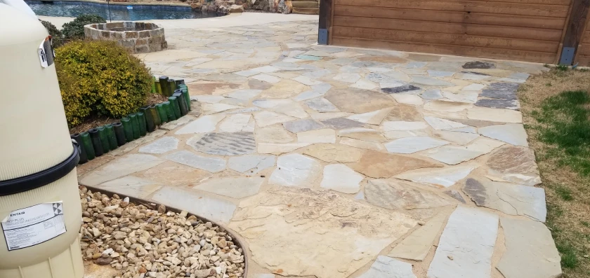 custom flagstone patios gainesville tx