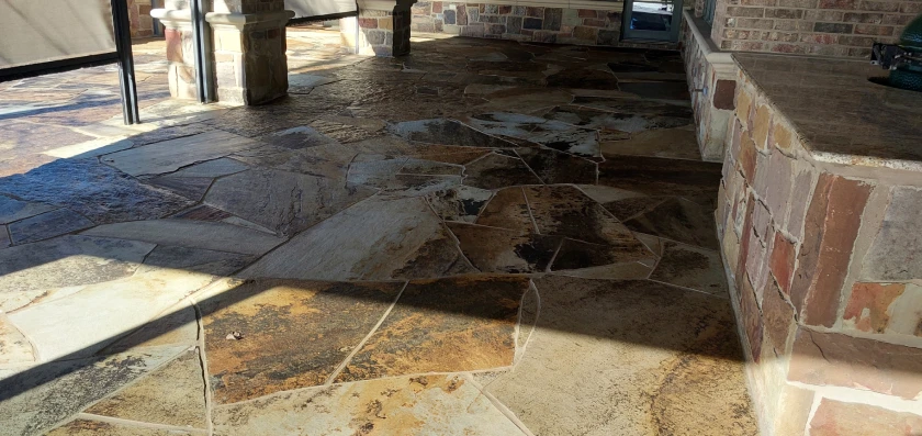 professional flagstone patio installation gainesville