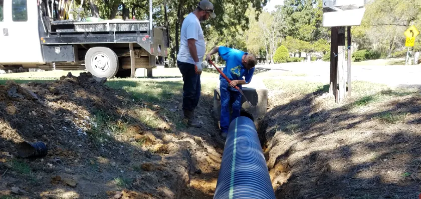 stormwater runoff installation in gainesville tx