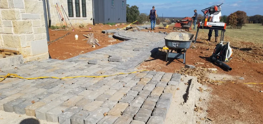 Swaffords Walkway Paver Patios Installation